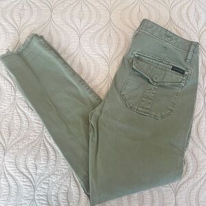 Sanctuary Olive Green Cargo Skinny Cropped Pants